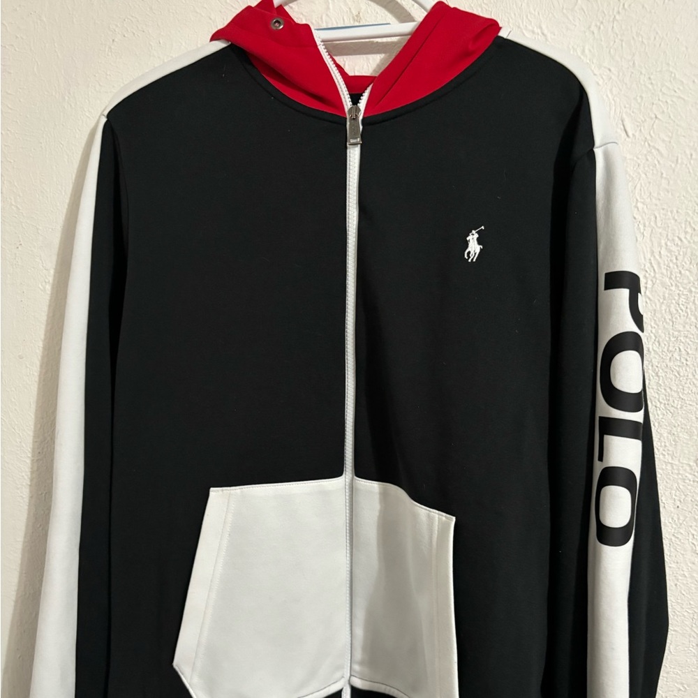 Ralph Lauren zip-up hoodie, Size large
